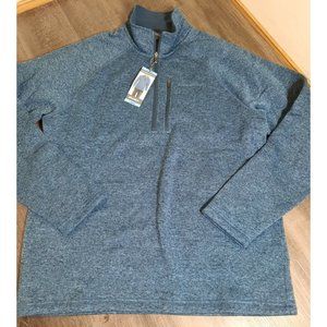 Eddie Bauer Men's Size Large Pullover Sweater Quarter Zip Radiator